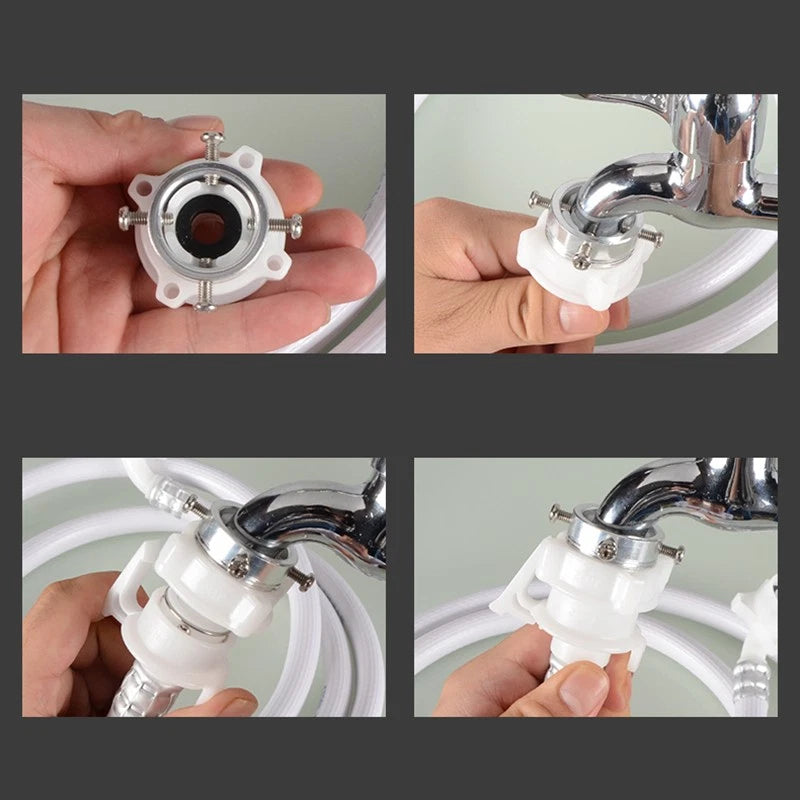 Washing Machine Fill Hose — Universal Water Inlet Pipe PVC Extension (10CM–30M)