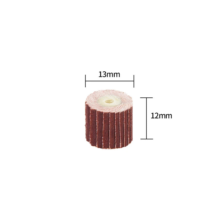 13mm Sanding Flap Wheel 80-600 Grit | Abrasive Sandpaper Disc for Dremel & Rotary Tools