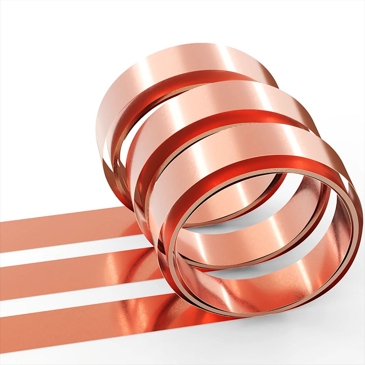 Copper Sheet Strip 0.01mm 0.02mm 0.03mm - 8mm Widths Flexible Pure Copper C101 - HomeDIYer