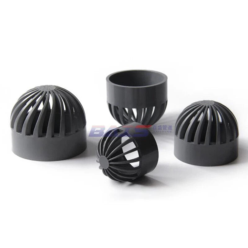 PVC Pipe Fittings Tank Drainage Pipe End Caps Water Drainage Filter For Aquarium