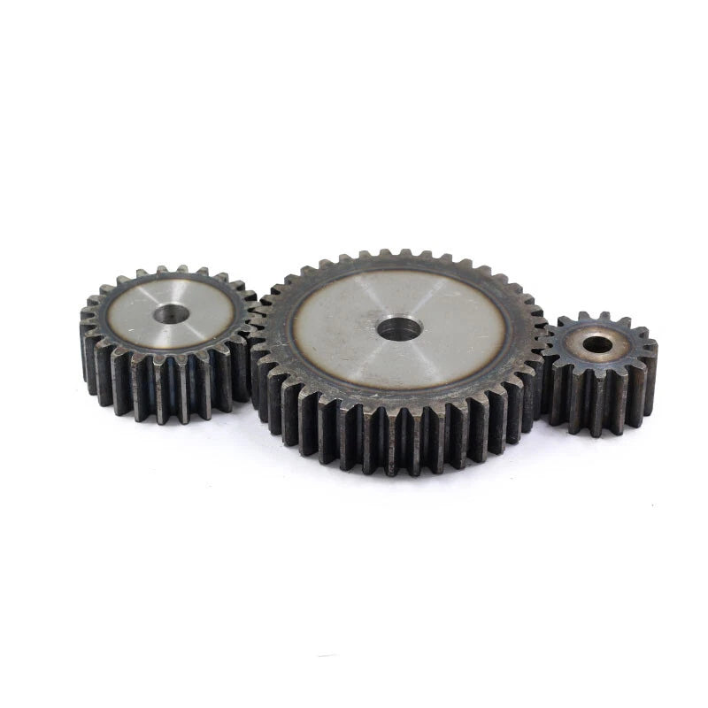 2 Mod Spur Gear 45# Steel Teeth:10T-40T Thickness:20mm Outside Diameter:24-84mm