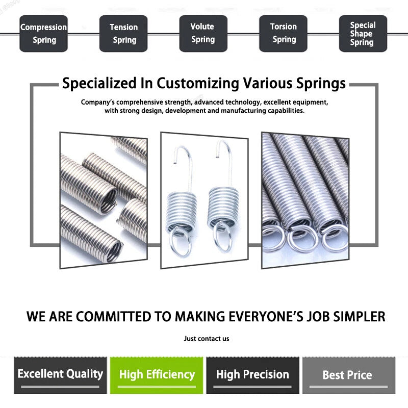 0.3mmWire Dia Stainless Steel Spring Coil Spring Compression Spring Small Spring