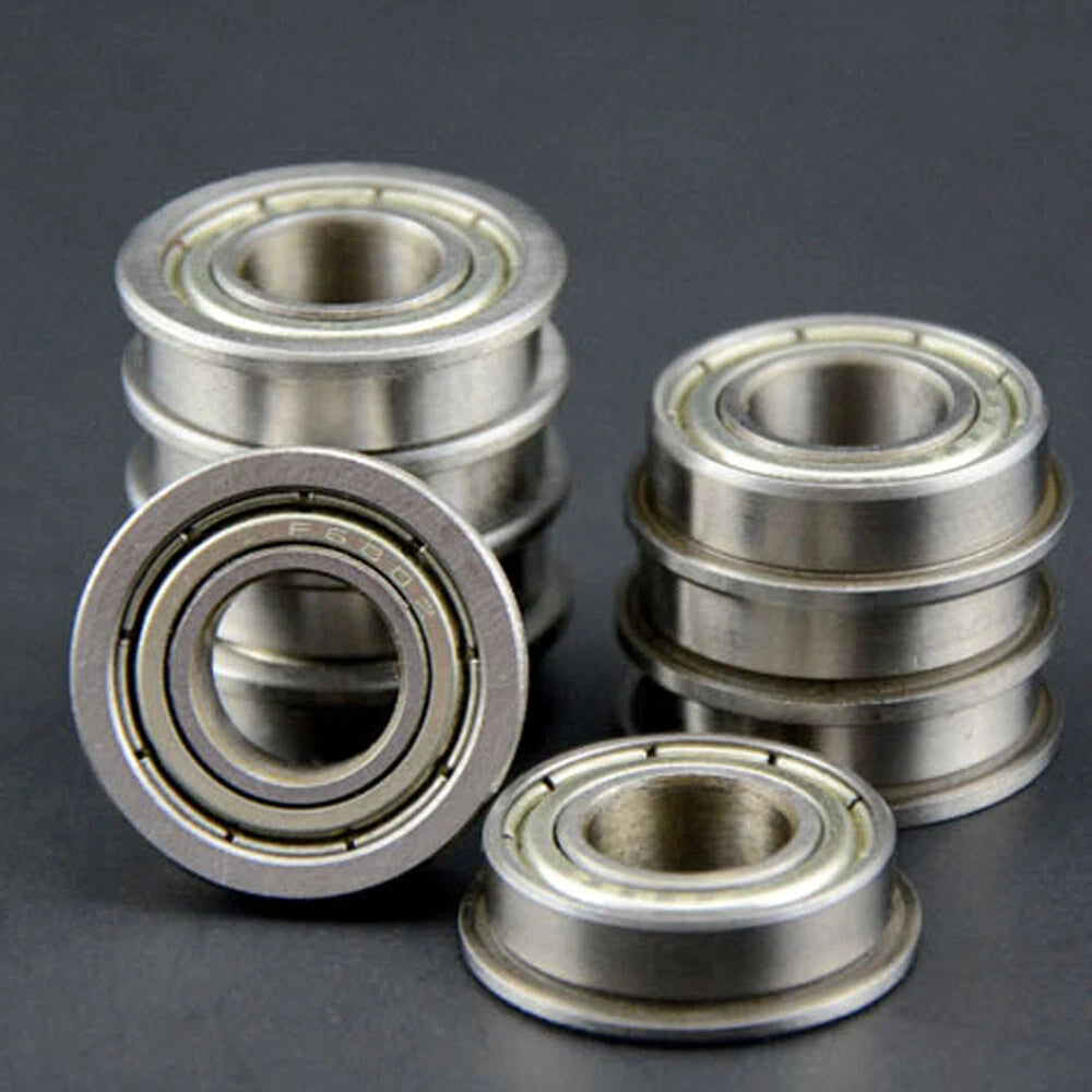 Flanged Deep Groove Ball Bearings ZZ Double Metal Shielded 2mm-12mm Bore Various