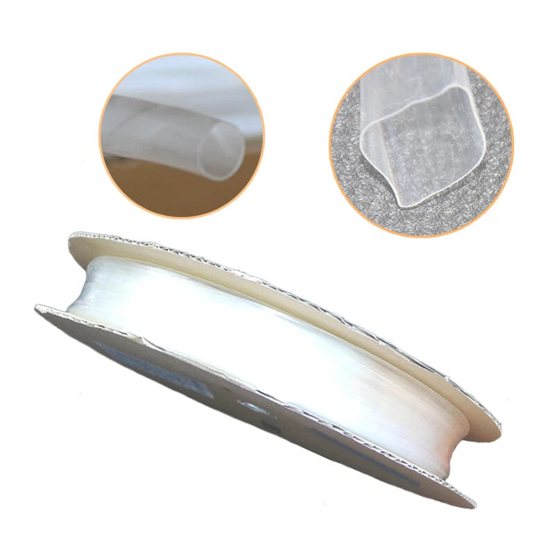 Clear Dual-Wall Heat Shrink Tubing 4:1 Ratio with Adhesive Glue | 4mm–40mm