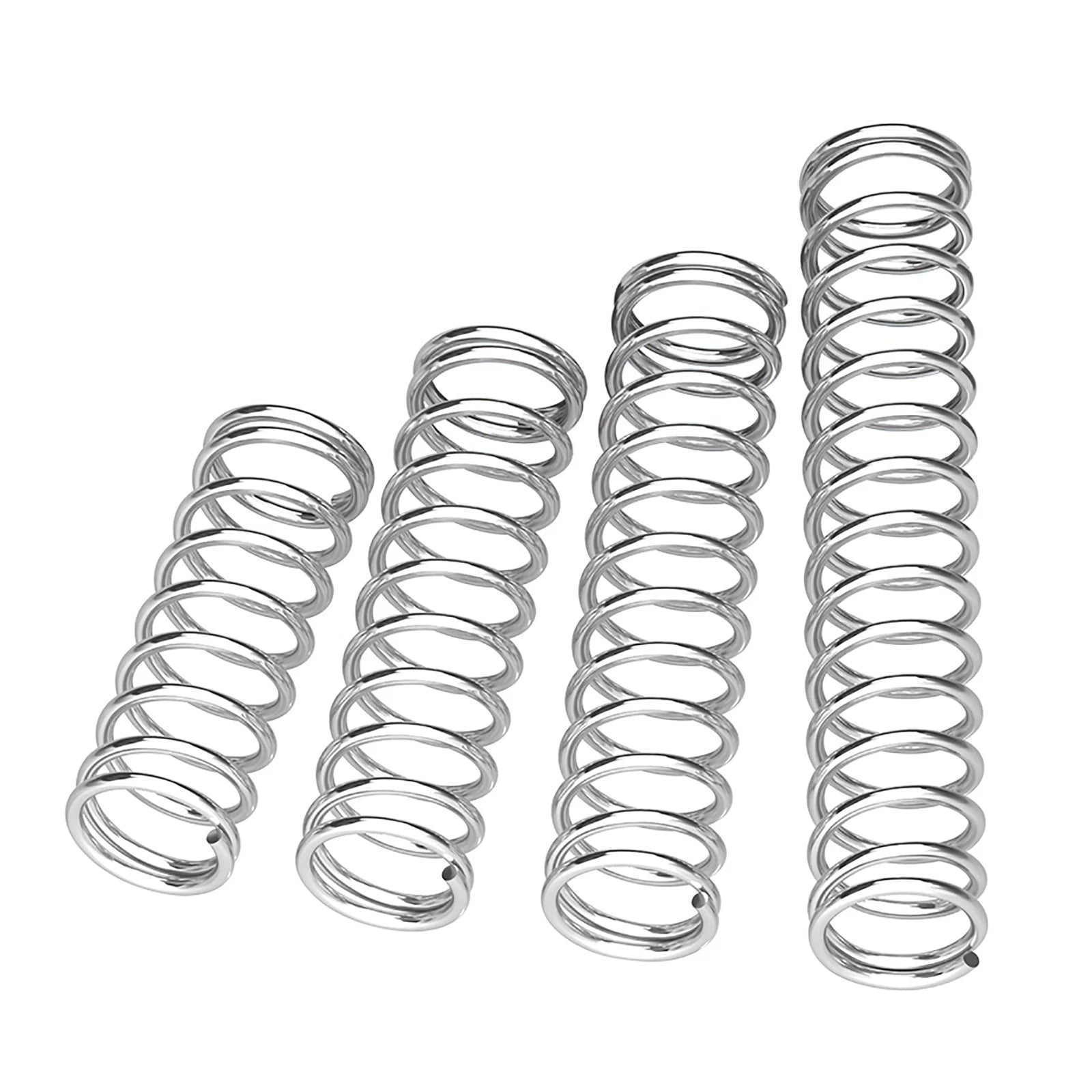 4Pcs 2mm Wire Diameter 304 Stainless Steel Compression Spring Pressure Springs