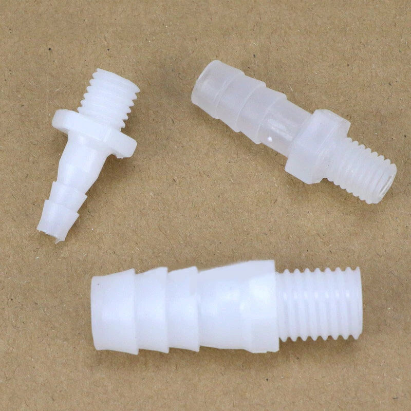 External Thread Straight Hose Connector — Plastic Tube Fitting M6 to M14 (4mm–14mm)