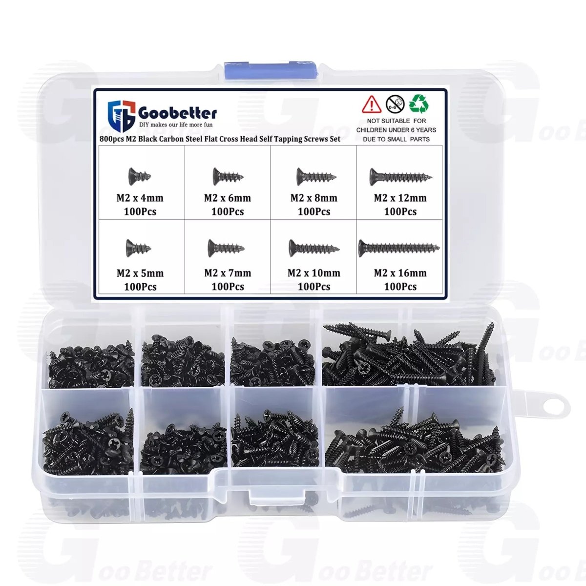 800PCS M2 Laptop Notebook Computer Replacement Screws Kit Small Micro Mini Screw - HomeDIYer