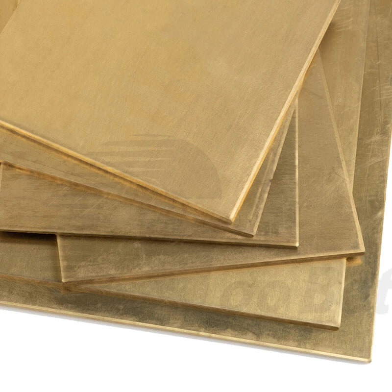 1.5mm Thickness Solid Flat Brass Plate Sheet Panel Cutting Size 350mm x 350mm