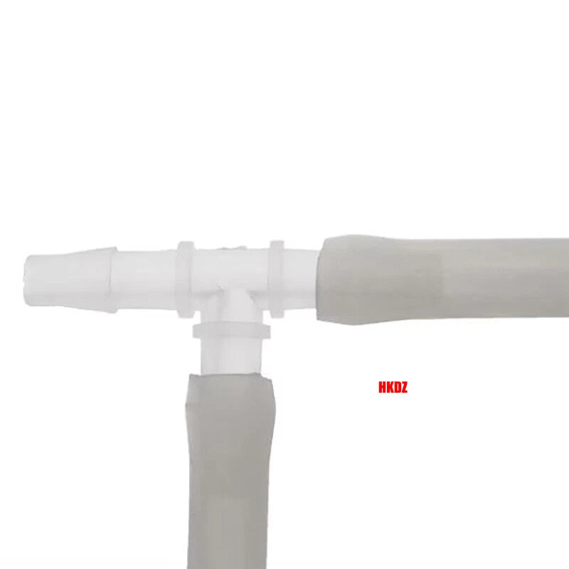 Plastic Tee Hose Joiner Barb T-Piece 3 Way Connector Pipe Fitting Air Fuel Water