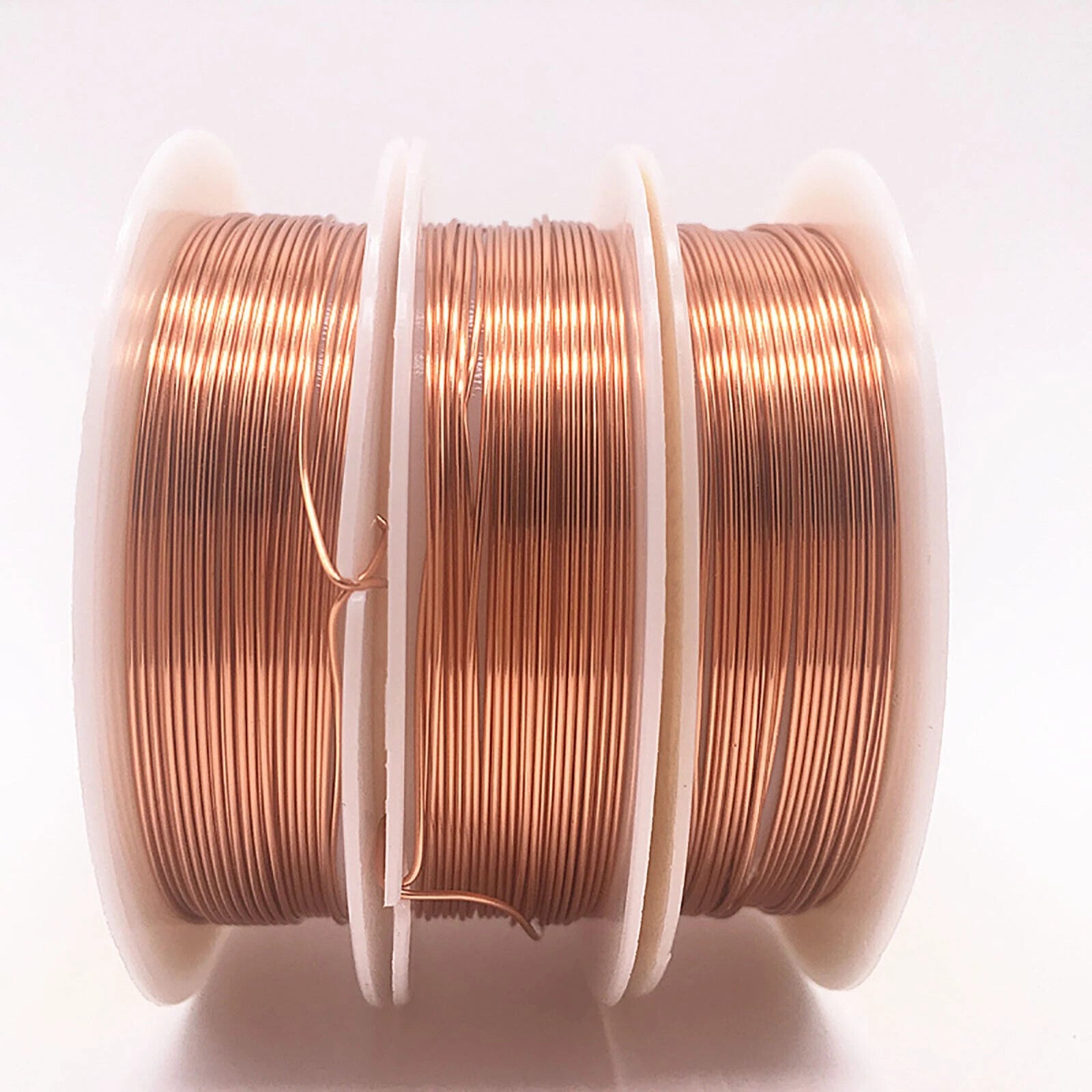 Pure Copper Wire Bare Uncoated Assorted Sizes Ø0.2mm-6mm Round Solid Copper Wire