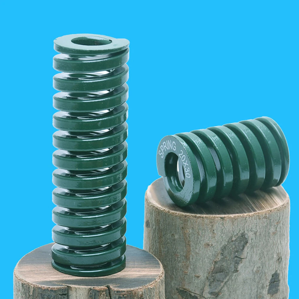 Green Heavy Load Die Mold Spring Compression Springs OD 14mm Length 20mm-100mm