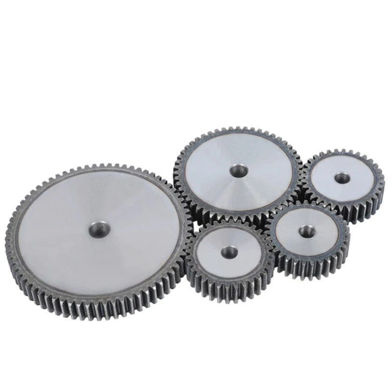 2Mod 2.5Mod 3Mod 4Mod 5Mod Flat Plain Straight Spur Gear 10-62 Teeth Pilot Bore