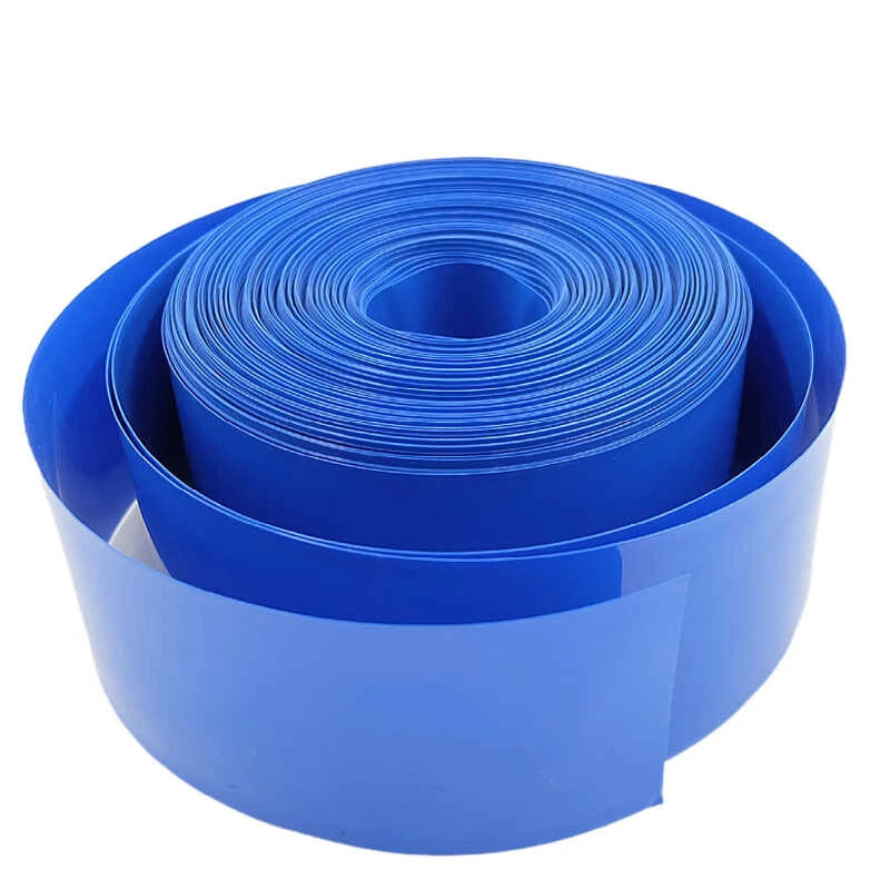 PVC Heat Shrink Tubing 7mm to 115mm – 1M Flat Width Insulation Wrap