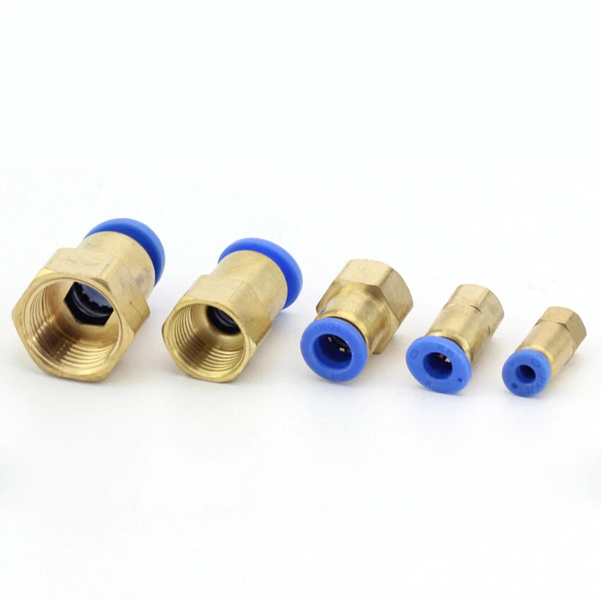 Pneumatic Push-In Fittings | PX PB SL PL PCF PC | 4–16mm Thread Hose Connectors