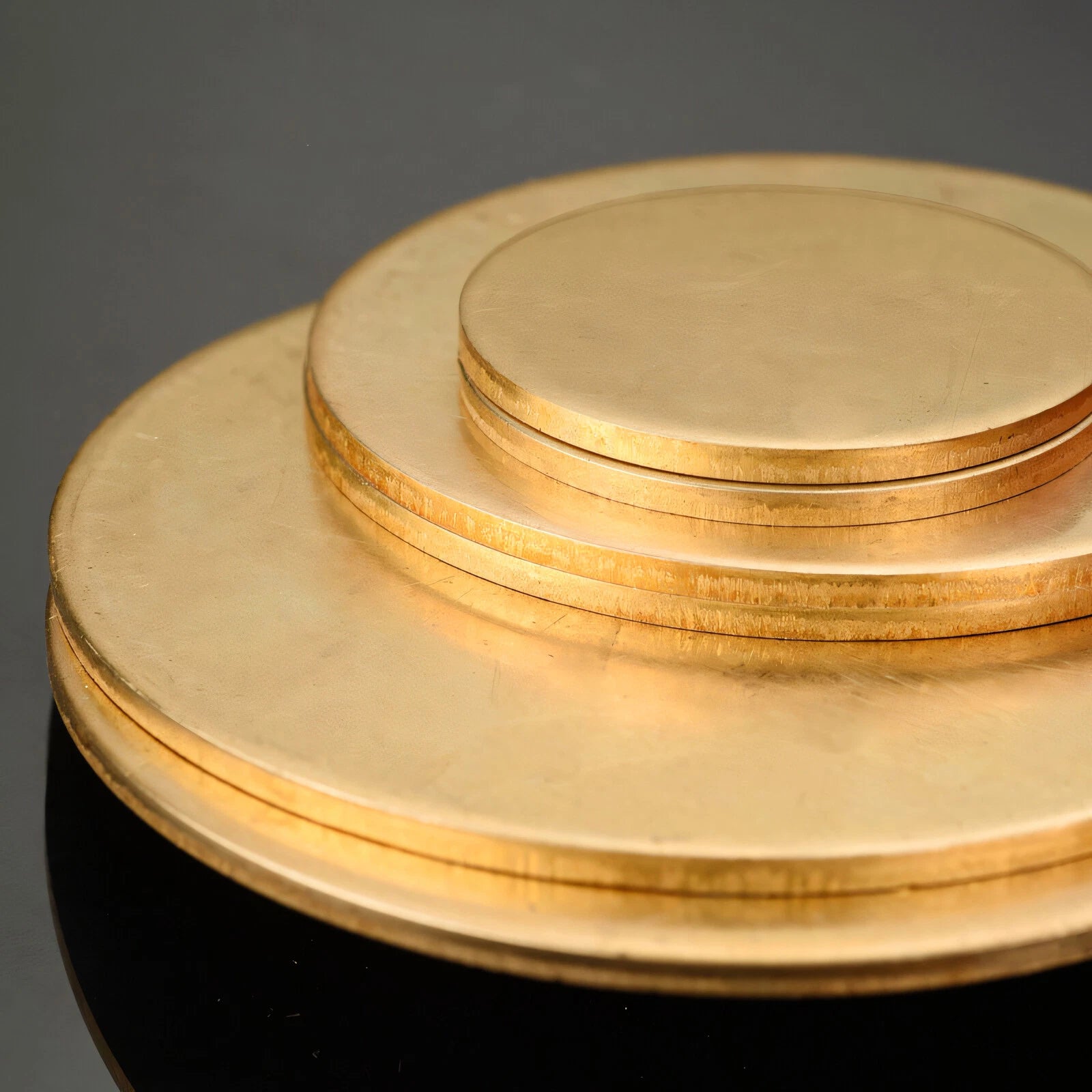 Solid Round Brass Sheet Pure Plate Blanks Metal Discs Dia 10-200mm Thick 1.2-3mm