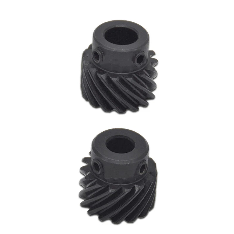 45# Steel Helical Gear 1 Mod 12-25 Teeth Blackened Pinion Transmission Gears