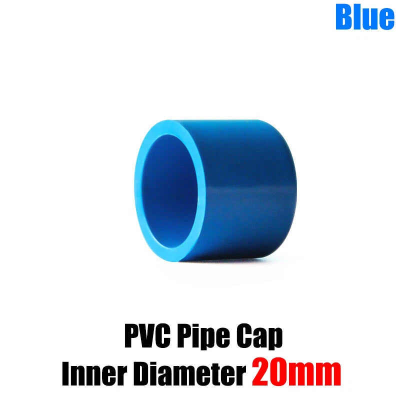 PVC Cap End Caps Plug Blanking ø20mm~160mm Blue Adhesive Drain Pipe Fittings