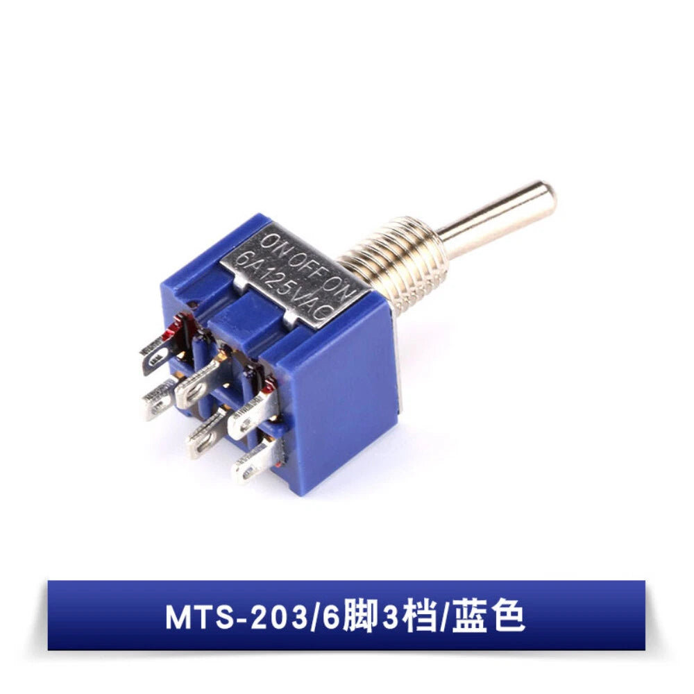 MTS Series Mini Toggle Switch SPDT DPDT ON-ON ON-OFF-ON for Car Boat Dashboard