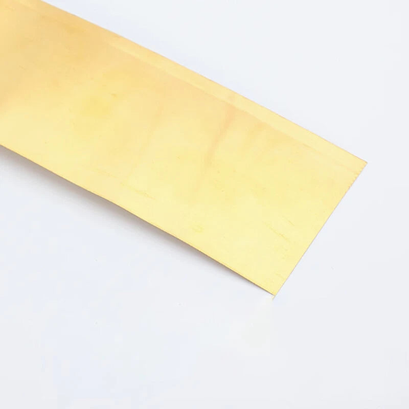 Brass Sheet Roll Metal Foil Plate Strip Craft Model DIY Thick 0.01/0.02/0.03-1mm