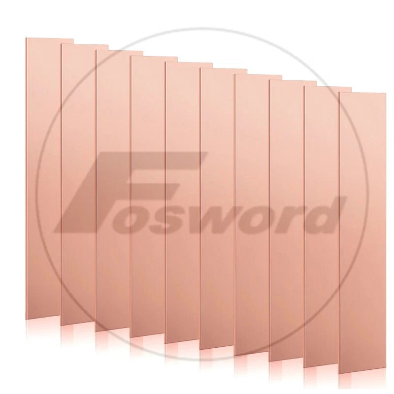 99.9% Pure Copper Cu Metal Flat Bar Copper Strip Copper Plate Thick 5mm- 100mm