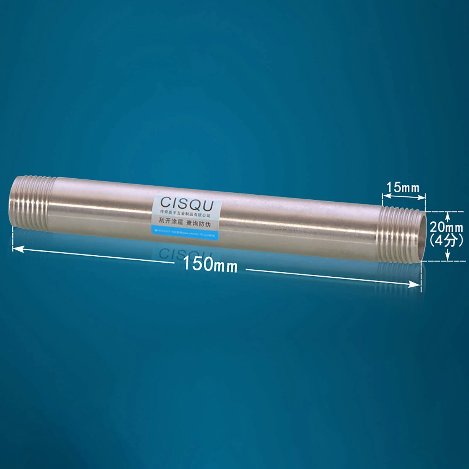 Stainless Steel 201 Male Thread Weld Nipple 1/2" 3/4" 1" | 100–500mm Pipe Fitting