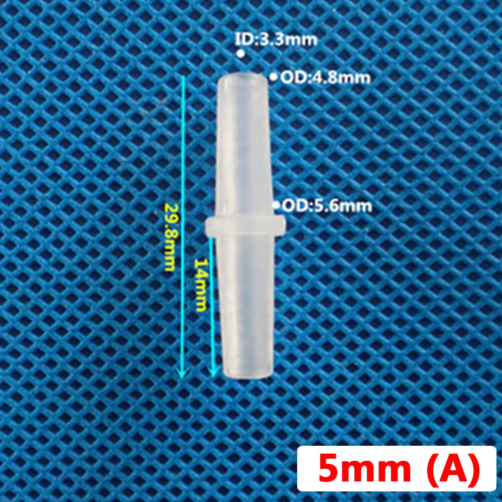 Plastic Barbed Straight Hose Connector — 1.6mm to 25mm Tubing Joiner Coupling