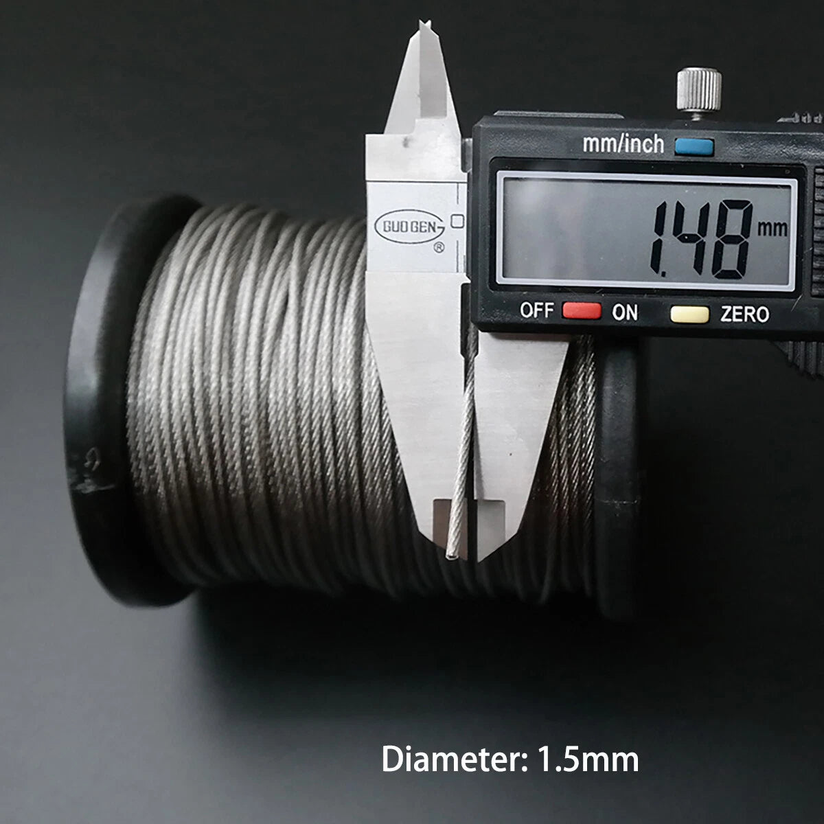 Clear PVC Coated Steel Wire Rope Metal Cable Rigging 0.38mm-12mm Heavy Duty