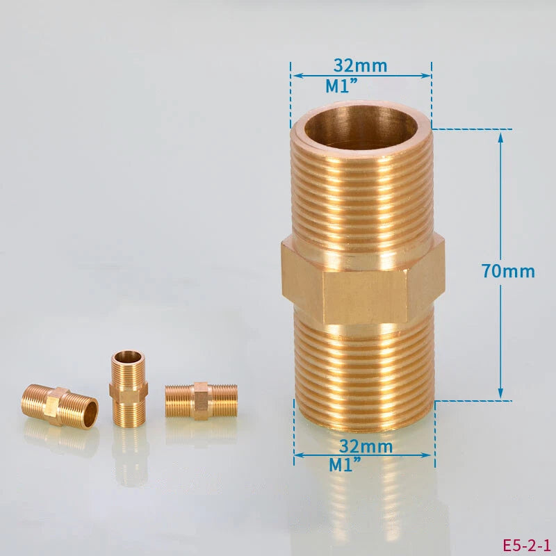 Brass BSP Pipe Fittings – 1" Male Female Thread Connectors, Elbows, Reducers & More