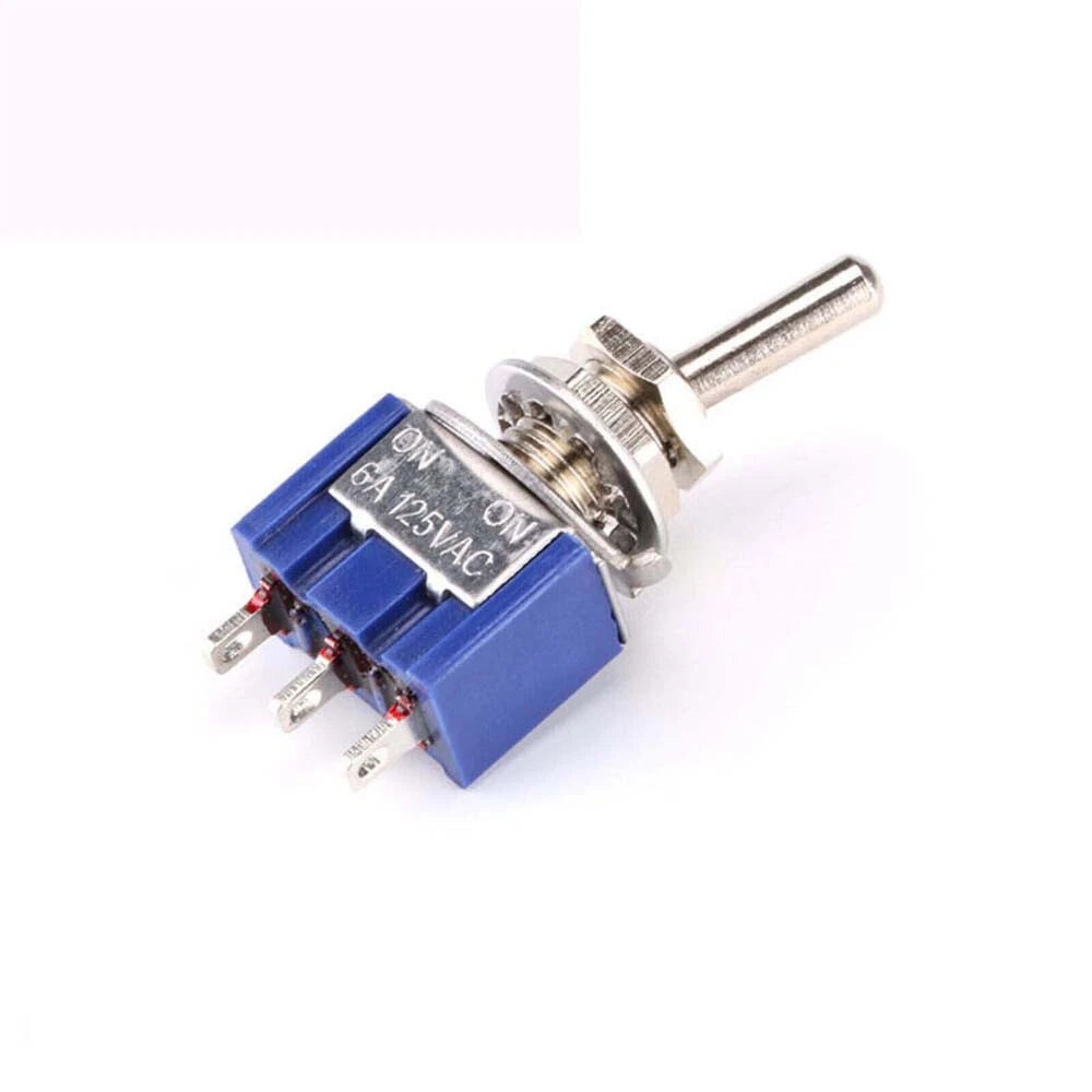 MTS PS Series Mini Toggle Switch — 3/6/9/12 Pin, 2-Way & 3-Way, Latching & Self-Resetting