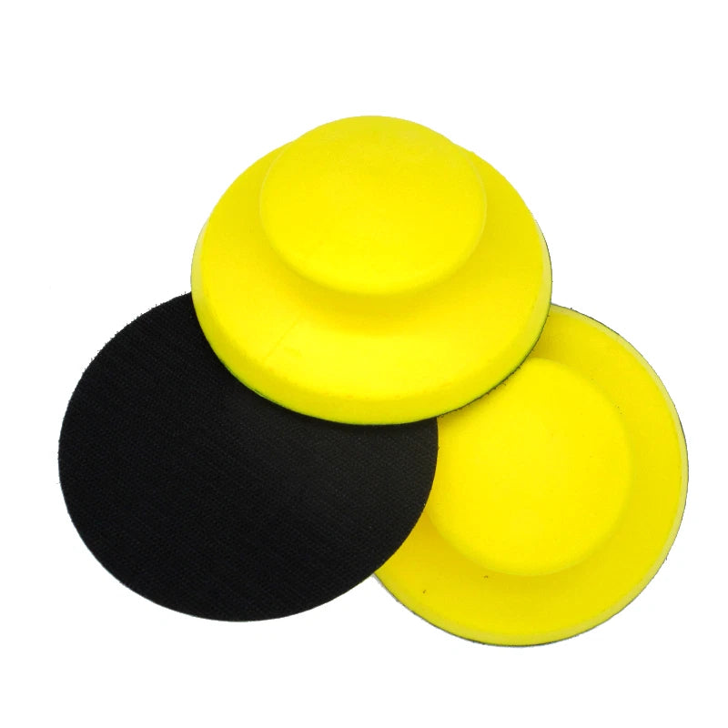 Mouse‑Shaped Hand Sanding Block — Ergonomic Foam Grip with Hook & Loop Base for Standard Sanding Discs