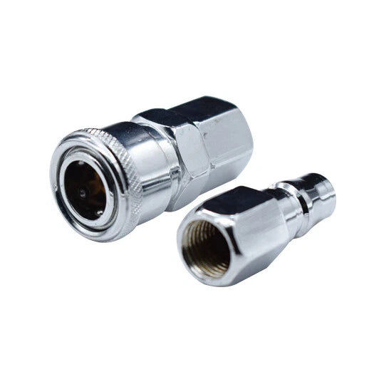 Air Line Hose Coupler Quick Release Female Male Fitting Connector Set Compressor