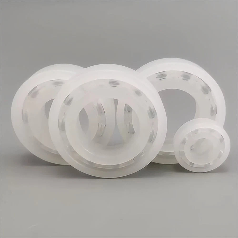 Plastic Bearing PP 608 6000 6001 6004 6206 Glass Balls ID 6mm~30mm Ball Bearings