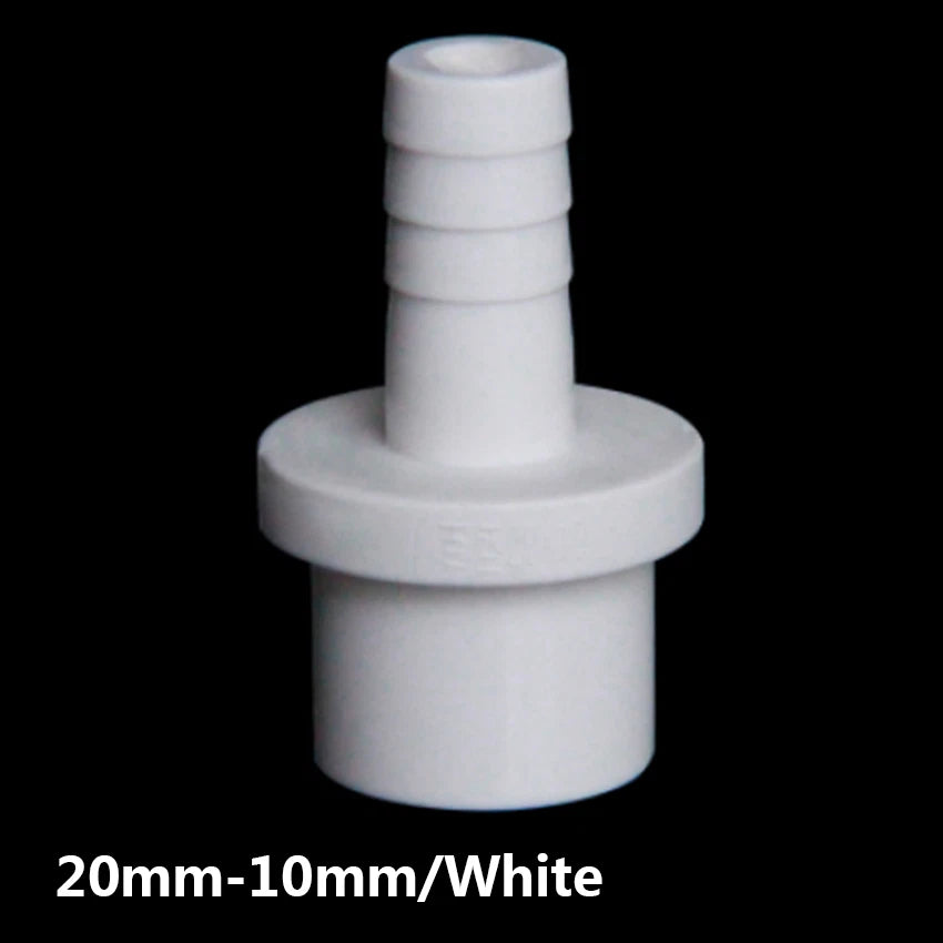 PVC Plastic Pipe Fittings Adapter Connector 20 25mm Sleeve x Hose Nozzle 5-20mm