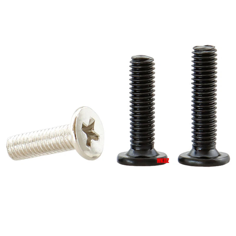 M1.6 M1.7 Phillips Thin Flat Head Machine Screws – Stainless Steel & Zinc Coated