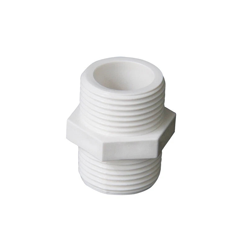 1 2" White PVC Imperial BSP Threaded Pressure Pipe Fittings Ponds Pools Aquarium