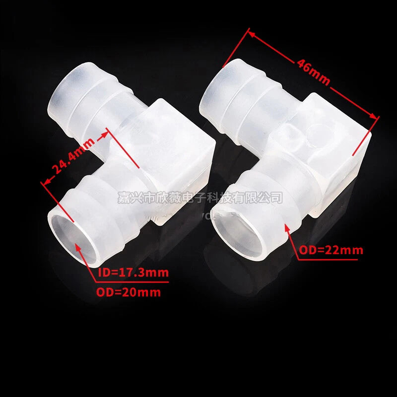 Plastic Hose Pipe Connector Reducing Fitting Plastic Barbed Fuel Water Vacuum