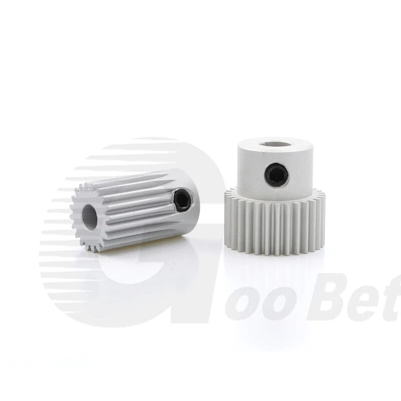 Module 0.5/1/1.5 Precision Spur Gear Aluminium 12-60 Tooth Motor Pinion with Hub