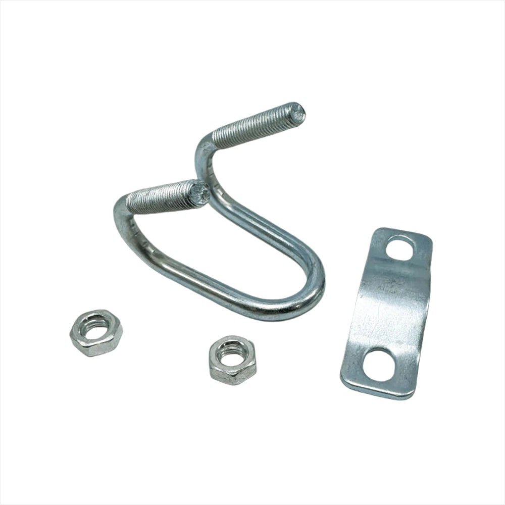 U - Bolt Pipe Clamp — Double & Single U - Shape Saddle Clamp for Greenhouse & Awning Frames - HomeDIYer