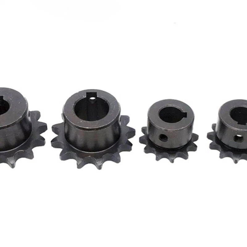 Hole 8mm-20mm Steel Chain Sprocket Pilot Bore 04C 26T-30T Sprockets Roller Chain