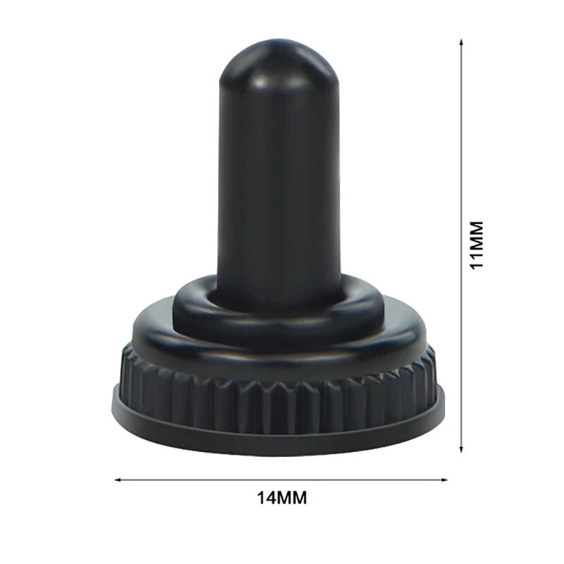 6mm Toggle Switch – SPST/SPDT, 3 & 6 Pin, 2 & 3 Position, 125V/250V, with Waterproof Cap Option