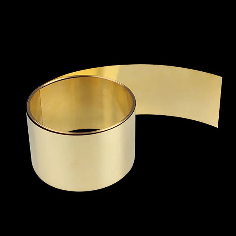 Brass Metal Thin Sheet Foil Belt 0.1~1mm Thickness Crafts Metalworking Supplies - HomeDIYer