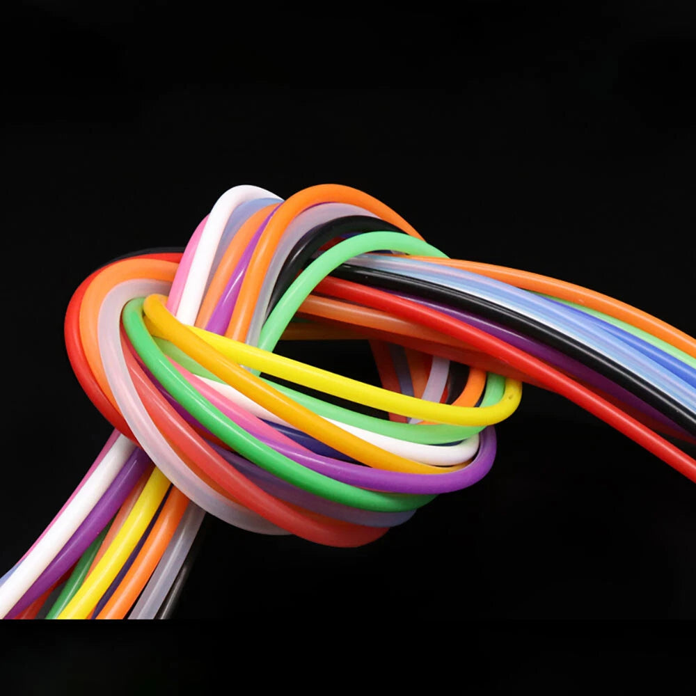 Color Silicone Tube Food Grade Flexible Tubing Hose Rubber Pipe Various Sizes