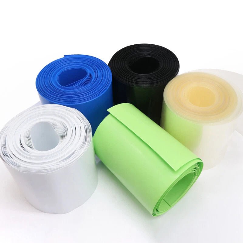 PVC Heat Shrink Tubing – Flattened Width 103mm to 625mm, Multiple Colors - HomeDIYer