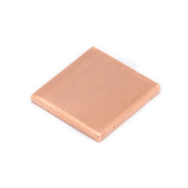 Copper Sheet Plate Guillotine Cut Metal 15x15mm/20x20mm Heatsink Cooling Sheets - HomeDIYer