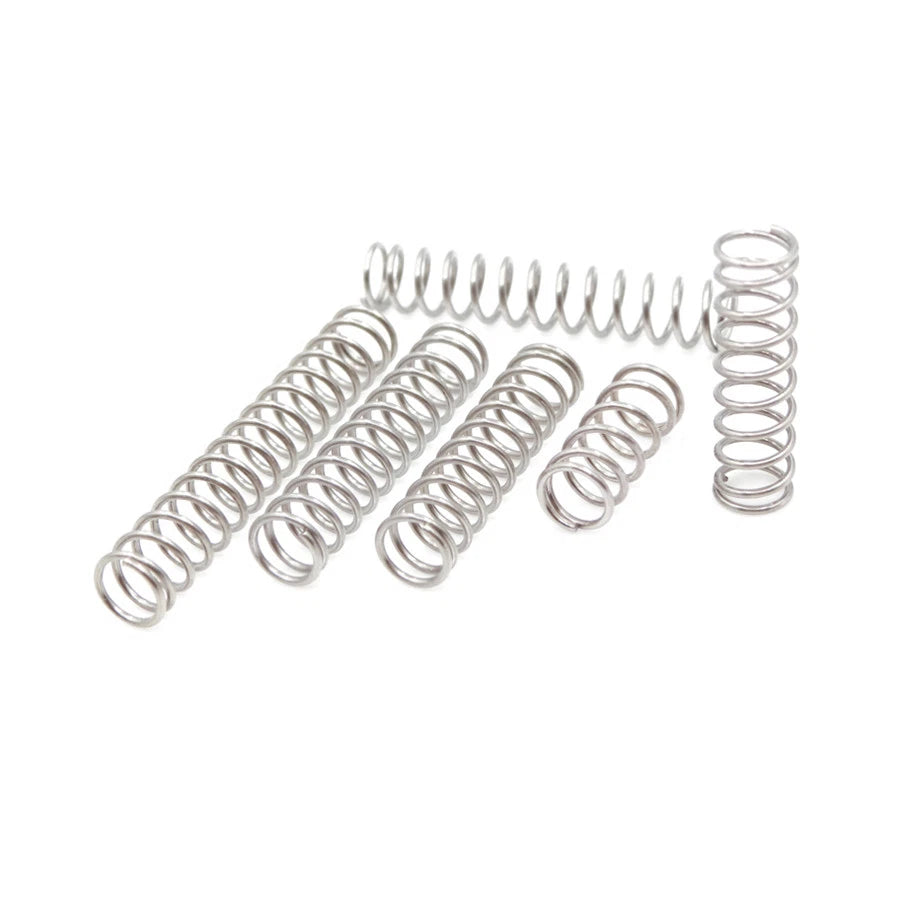 1mm Compression Spring 6mm OD 10-50mm Length Various Sizes Stainless Steel
