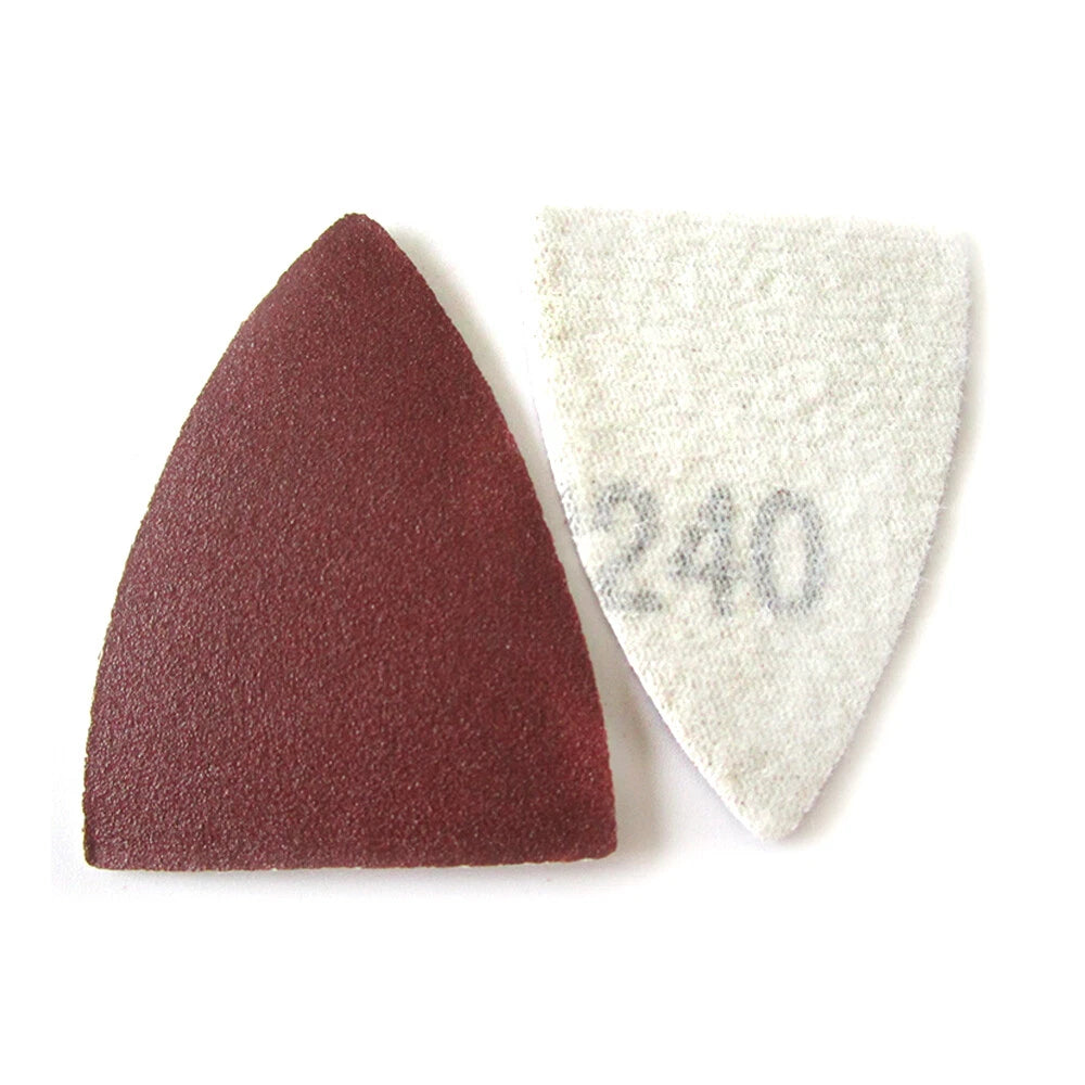 38x52mm Sanding Sheets Finger Pad Multitool Dry Sandpaper 80 120 180 240 Grit