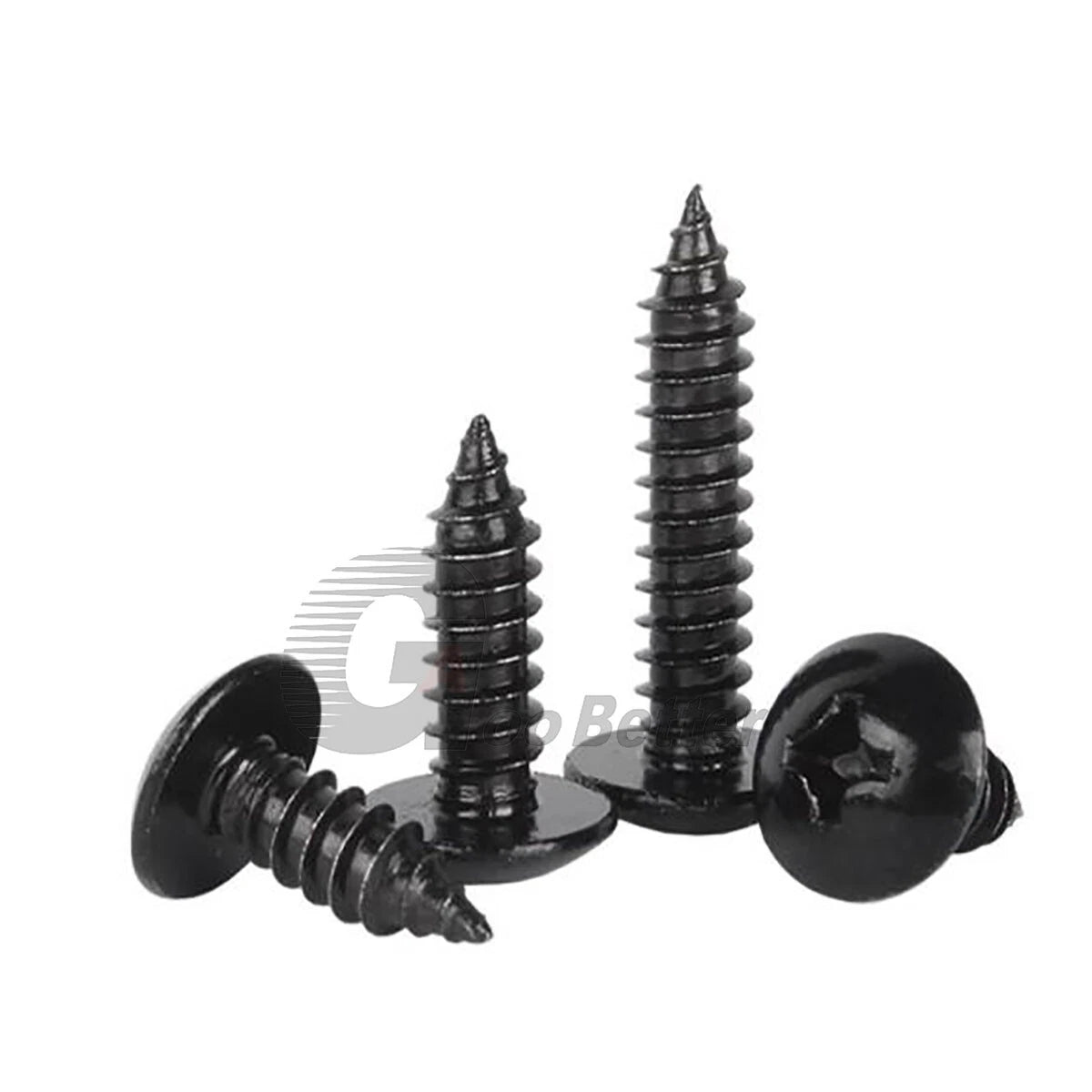 Phillips Truss Head Self Tapping Screws – Black 304 Stainless Steel, M3 M4 M5 M6
