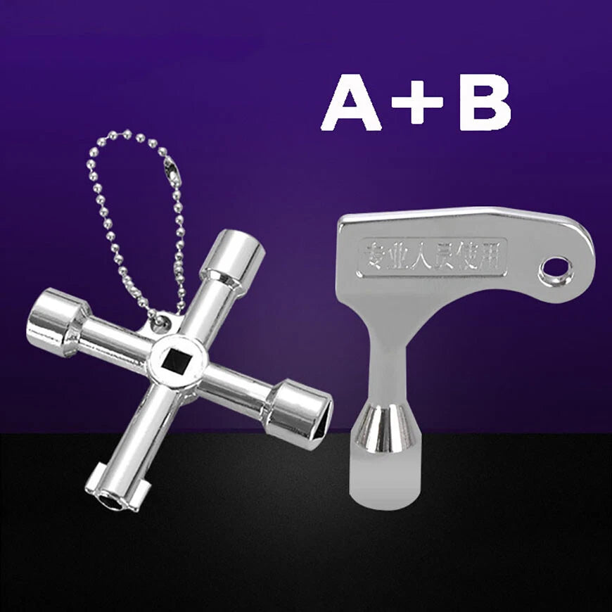 Key Wrench Square Triangle Plumber for Electric Cabinet Elevator Emergency Lift
