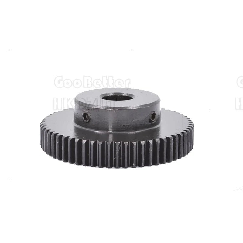 Mod 0.8 Spur Gears 15 - 80 Teeth 4-12 mm Bore With Step Pinion Gear Carbon Steel