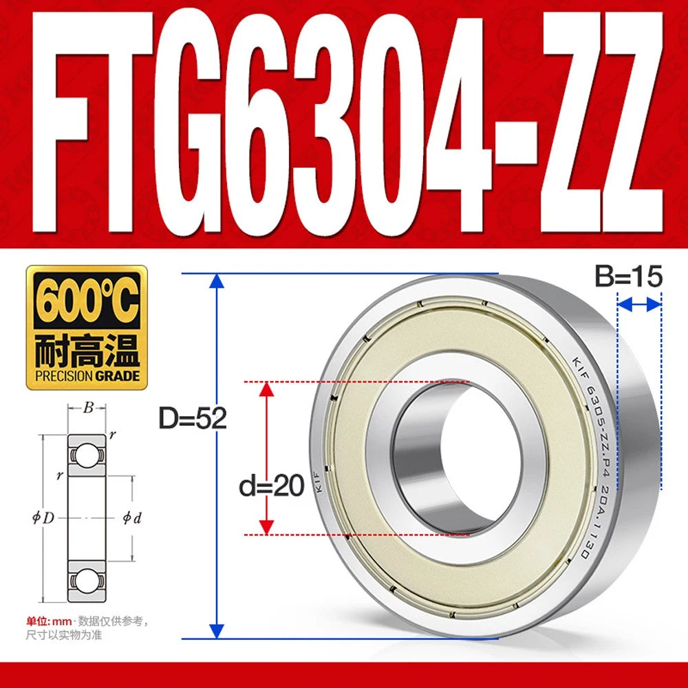Deep Groove Ball Bearing Bearings Inner-Ø 10/12/15/17/20/25/30/35mm Various Size